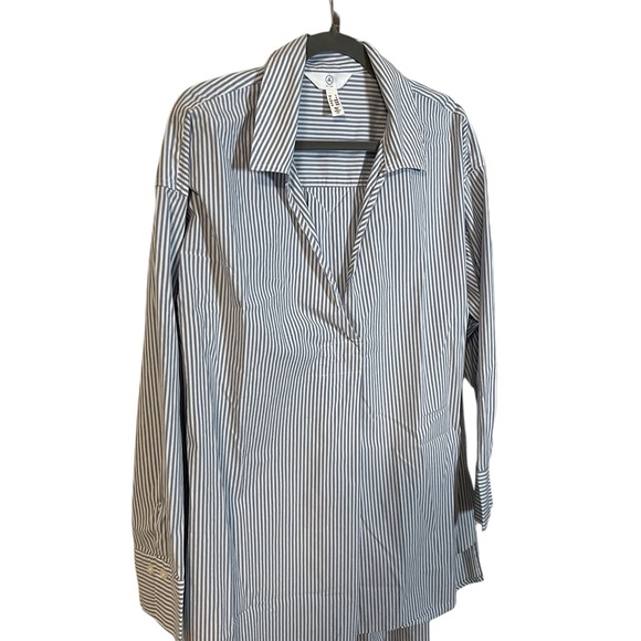 An Addition Elle striped shirt in size 1X - Picture 2 of 7